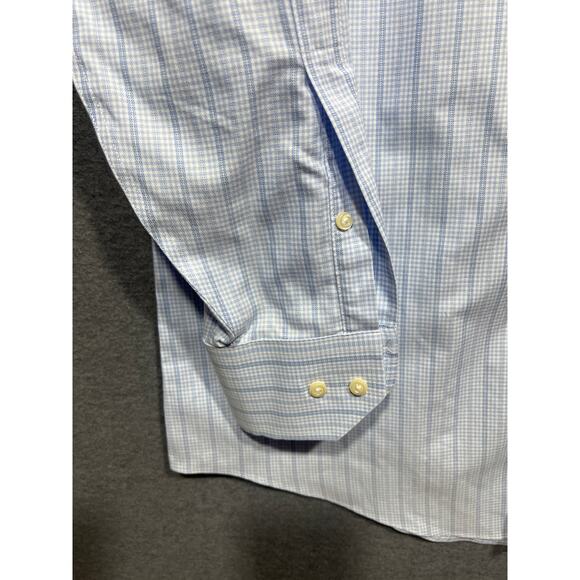 Brooks Brothers Mens Slim Fit 346 Non Iron Button Down Shirt Size 16 - Picture 4 of 7